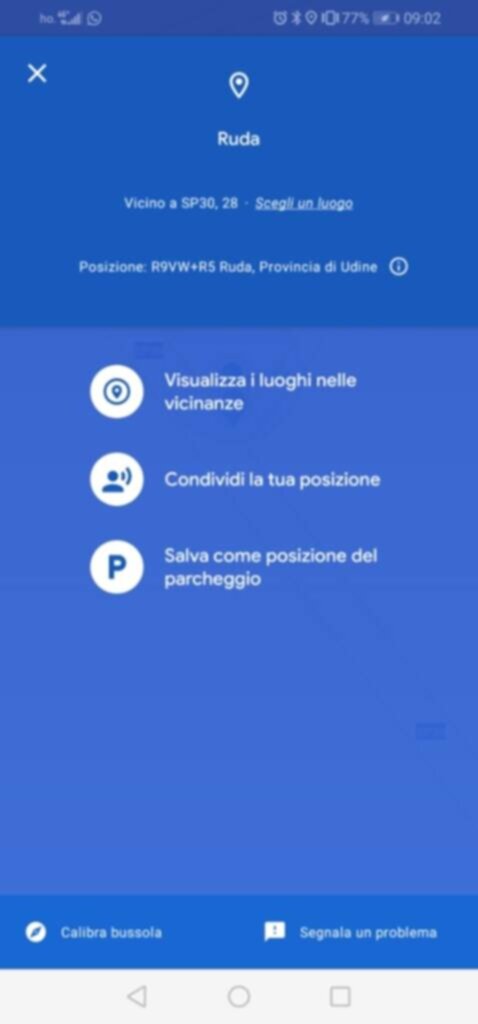 PARCHEGGIO DISABILI Pubblico Ruda CAMPO DA CALCIO