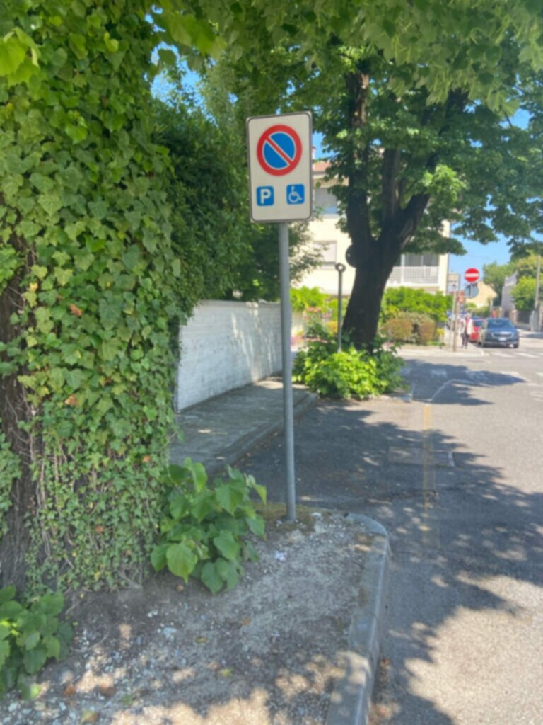 PARCHEGGIO DISABILI PUBBLICO via giovanni da udine