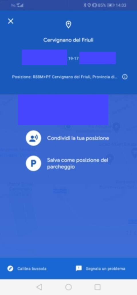PARCHEGGIO DISABILI Pubblico CERVIGNANO DEL FRIULI